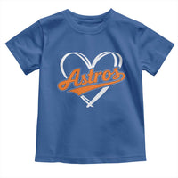 Vintage Astro Name Sports Style Toddler T Shirt Varsity Script Vintage Baseball Heart Graphic