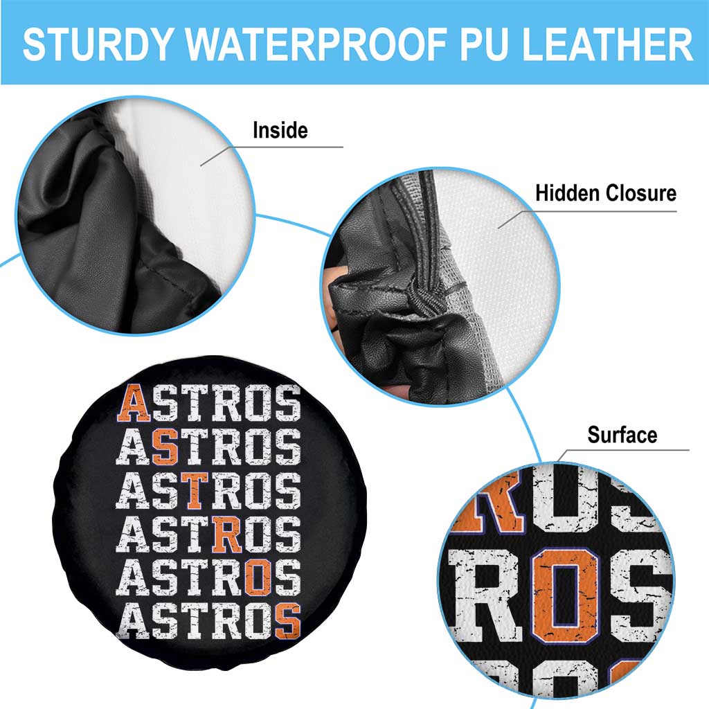 Vintage Astro Last Name Spare Tire Cover Retro Baseball Fans Sports Style
