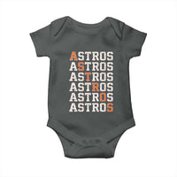 Vintage Astro Last Name Baby Onesie Retro Baseball Fans Sports Style