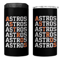 Vintage Astro Last Name 4 in 1 Can Cooler Tumbler Retro Baseball Fans Sports Style