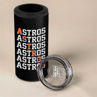 Vintage Astro Last Name 4 in 1 Can Cooler Tumbler Retro Baseball Fans Sports Style