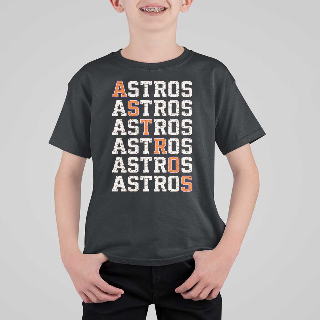 Vintage Astro Last Name T Shirt For Kid Retro Baseball Fans Sports Style