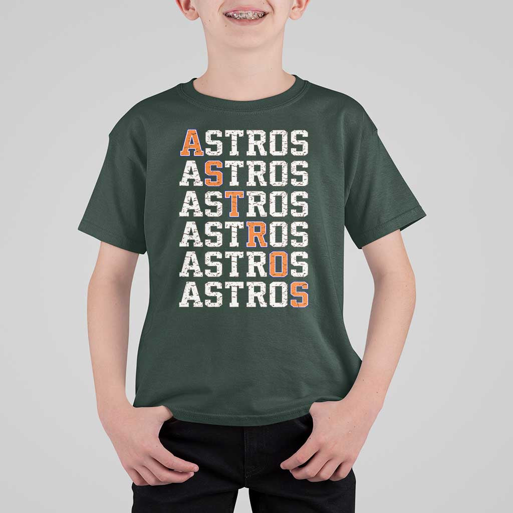 Vintage Astro Last Name T Shirt For Kid Retro Baseball Fans Sports Style
