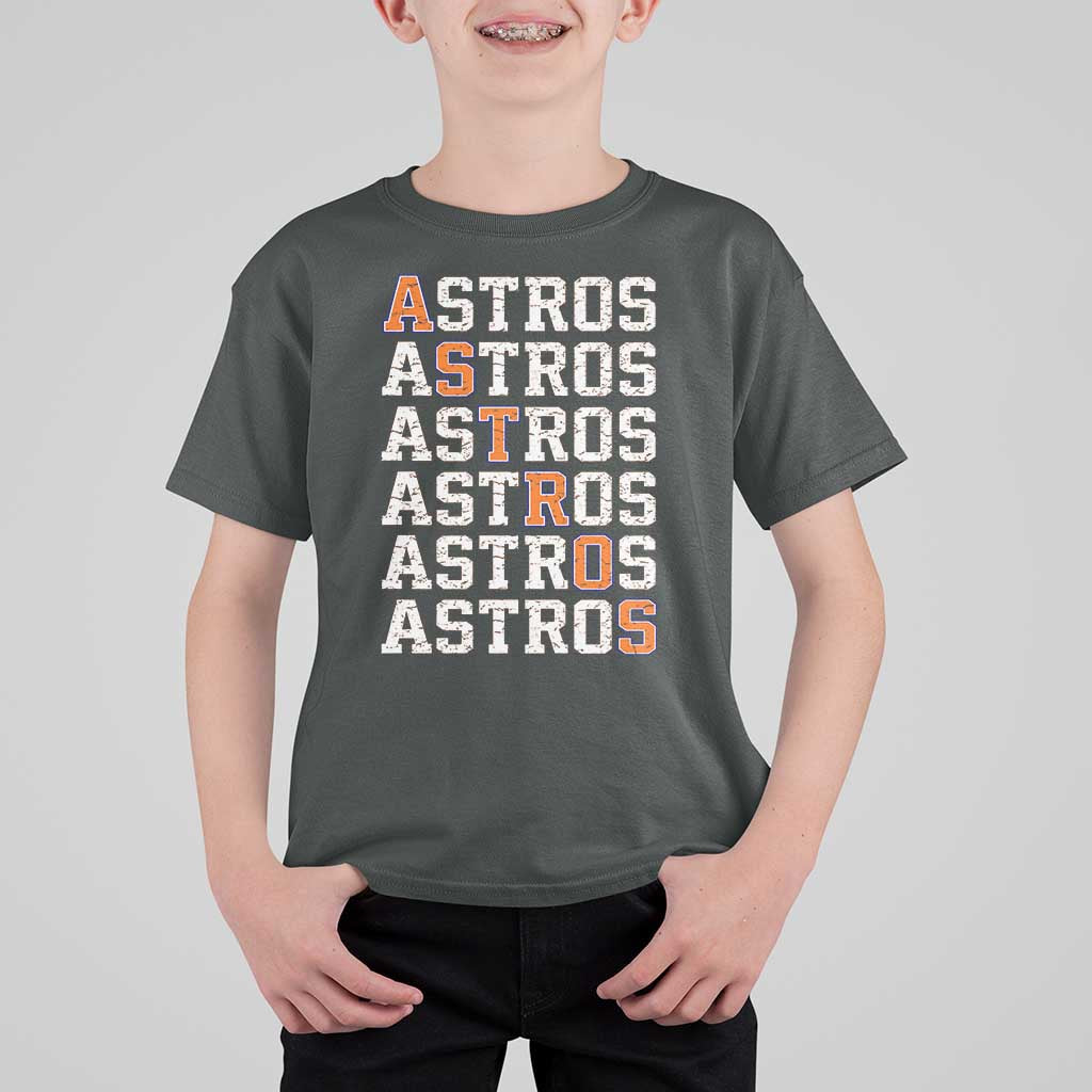 Vintage Astro Last Name T Shirt For Kid Retro Baseball Fans Sports Style
