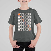 Vintage Astro Last Name T Shirt For Kid Retro Baseball Fans Sports Style