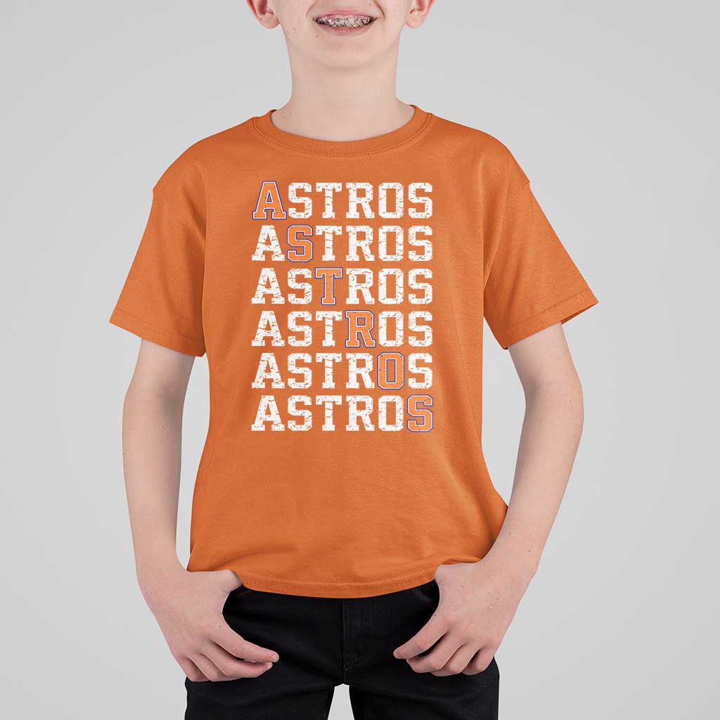 Vintage Astro Last Name T Shirt For Kid Retro Baseball Fans Sports Style