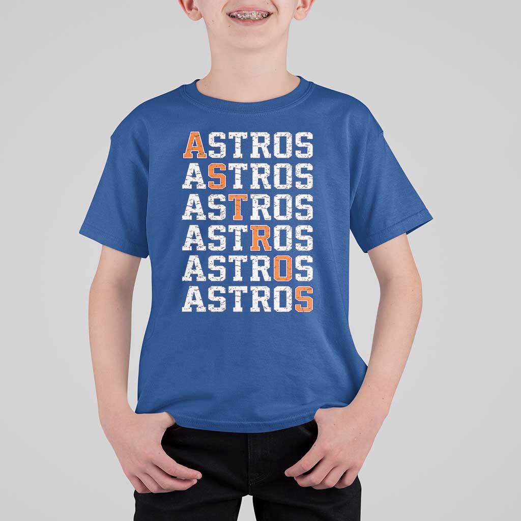 Vintage Astro Last Name T Shirt For Kid Retro Baseball Fans Sports Style