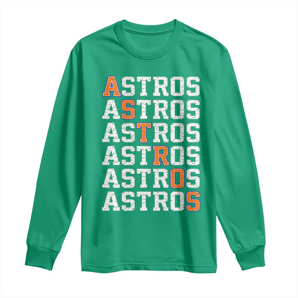 Vintage Astro Last Name Long Sleeve Shirt Retro Baseball Fans Sports Style