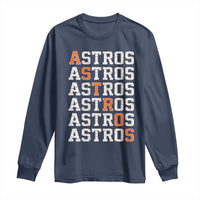 Vintage Astro Last Name Long Sleeve Shirt Retro Baseball Fans Sports Style