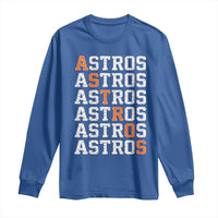 Vintage Astro Last Name Long Sleeve Shirt Retro Baseball Fans Sports Style