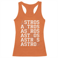 Vintage Astro Last Name Racerback Tank Top Retro Baseball Fans Sports Style