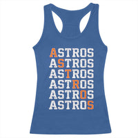 Vintage Astro Last Name Racerback Tank Top Retro Baseball Fans Sports Style