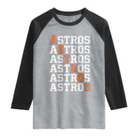 Vintage Astro Last Name Raglan Shirt Retro Baseball Fans Sports Style