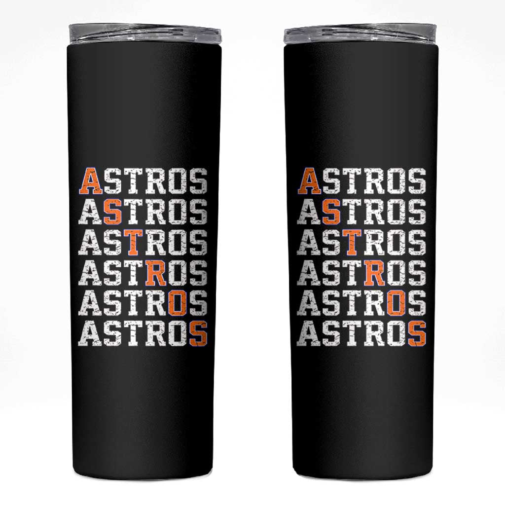 Vintage Astro Last Name Skinny Tumbler Retro Baseball Fans Sports Style