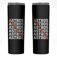 Vintage Astro Last Name Skinny Tumbler Retro Baseball Fans Sports Style