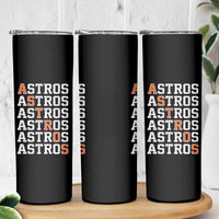 Vintage Astro Last Name Skinny Tumbler Retro Baseball Fans Sports Style