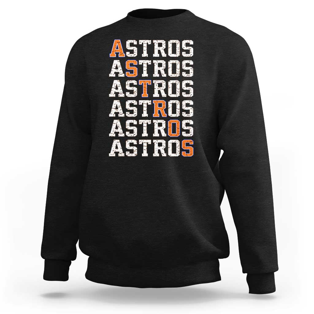 Vintage Astro Last Name Sweatshirt Retro Baseball Fans Sports Style