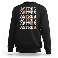 Vintage Astro Last Name Sweatshirt Retro Baseball Fans Sports Style
