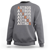 Vintage Astro Last Name Sweatshirt Retro Baseball Fans Sports Style