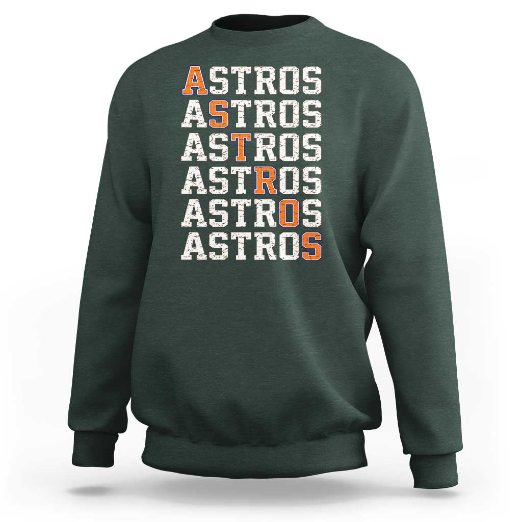 Vintage Astro Last Name Sweatshirt Retro Baseball Fans Sports Style