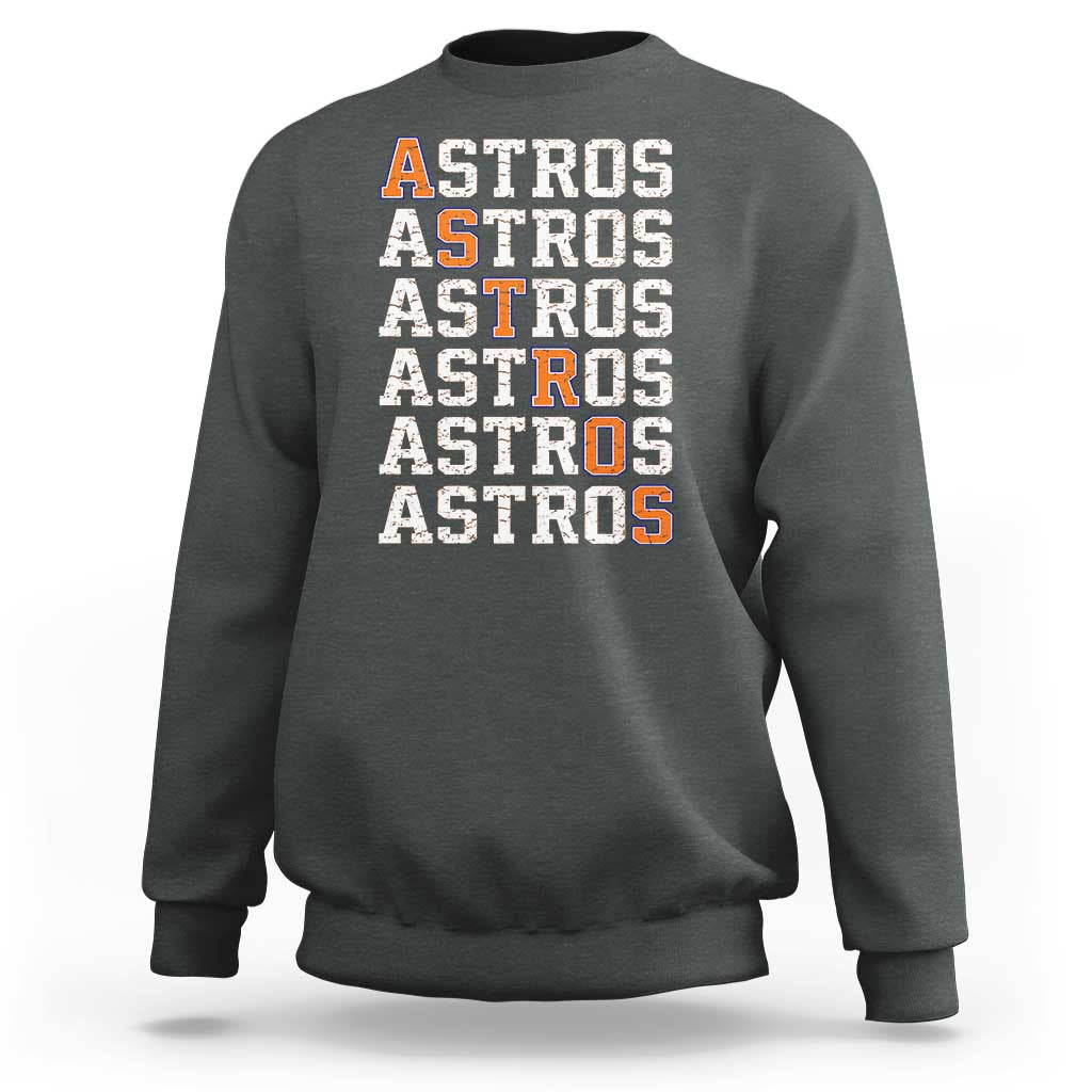 Vintage Astro Last Name Sweatshirt Retro Baseball Fans Sports Style