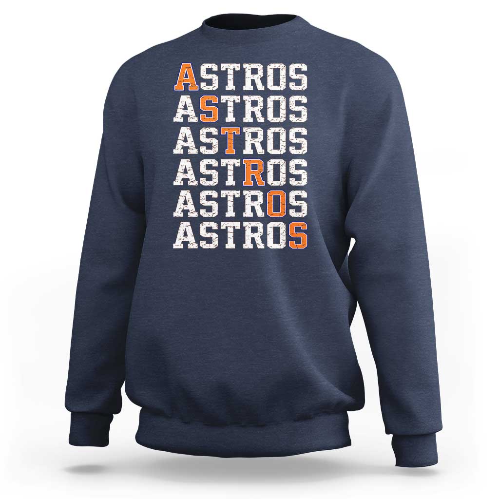 Vintage Astro Last Name Sweatshirt Retro Baseball Fans Sports Style