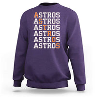 Vintage Astro Last Name Sweatshirt Retro Baseball Fans Sports Style