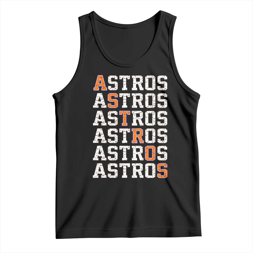 Vintage Astro Last Name Tank Top Retro Baseball Fans Sports Style