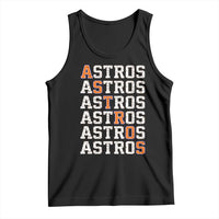 Vintage Astro Last Name Tank Top Retro Baseball Fans Sports Style