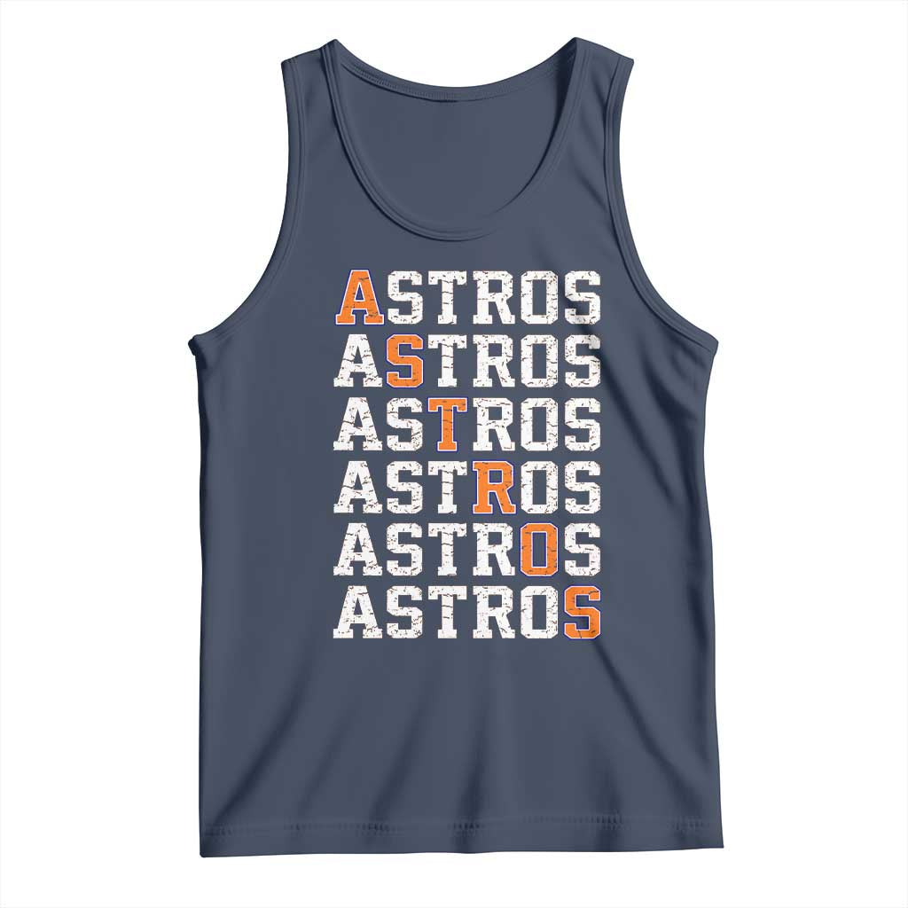 Vintage Astro Last Name Tank Top Retro Baseball Fans Sports Style