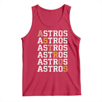 Vintage Astro Last Name Tank Top Retro Baseball Fans Sports Style