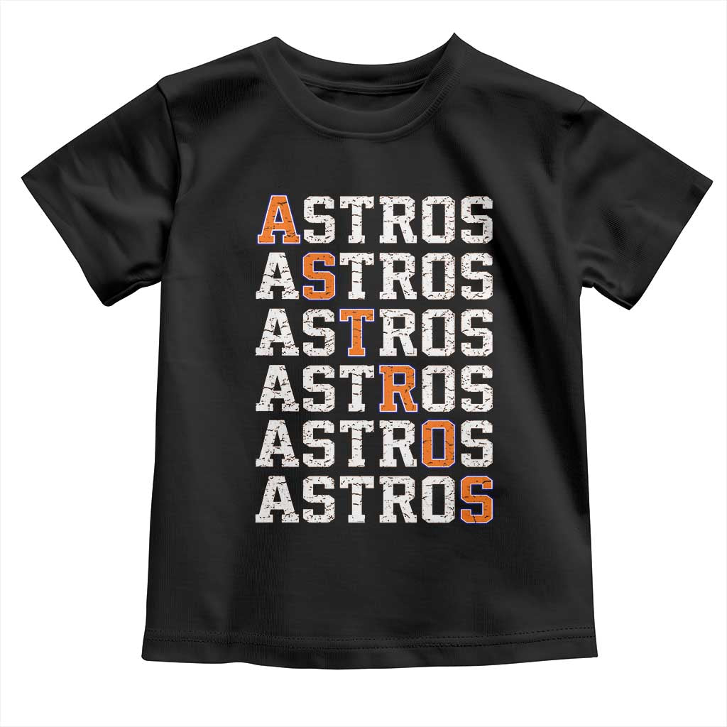 Vintage Astro Last Name Toddler T Shirt Retro Baseball Fans Sports Style