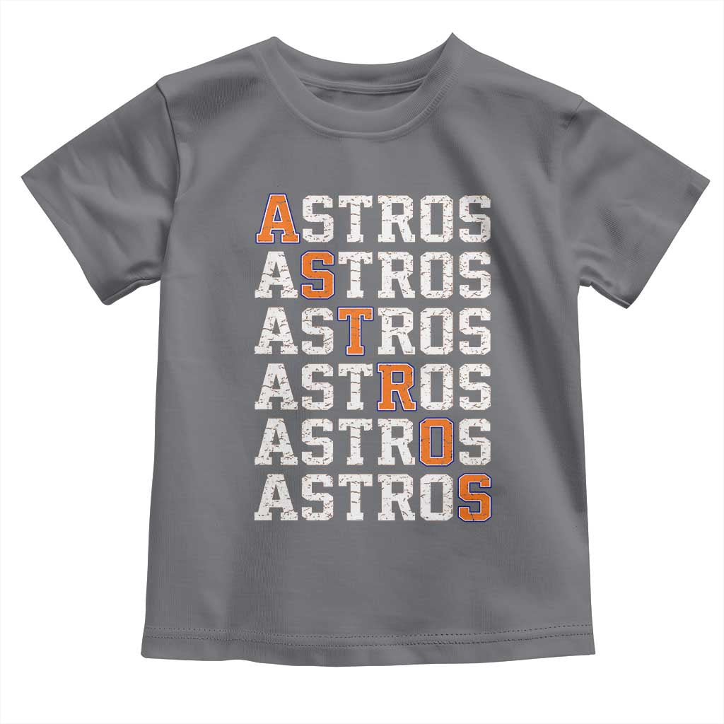 Vintage Astro Last Name Toddler T Shirt Retro Baseball Fans Sports Style
