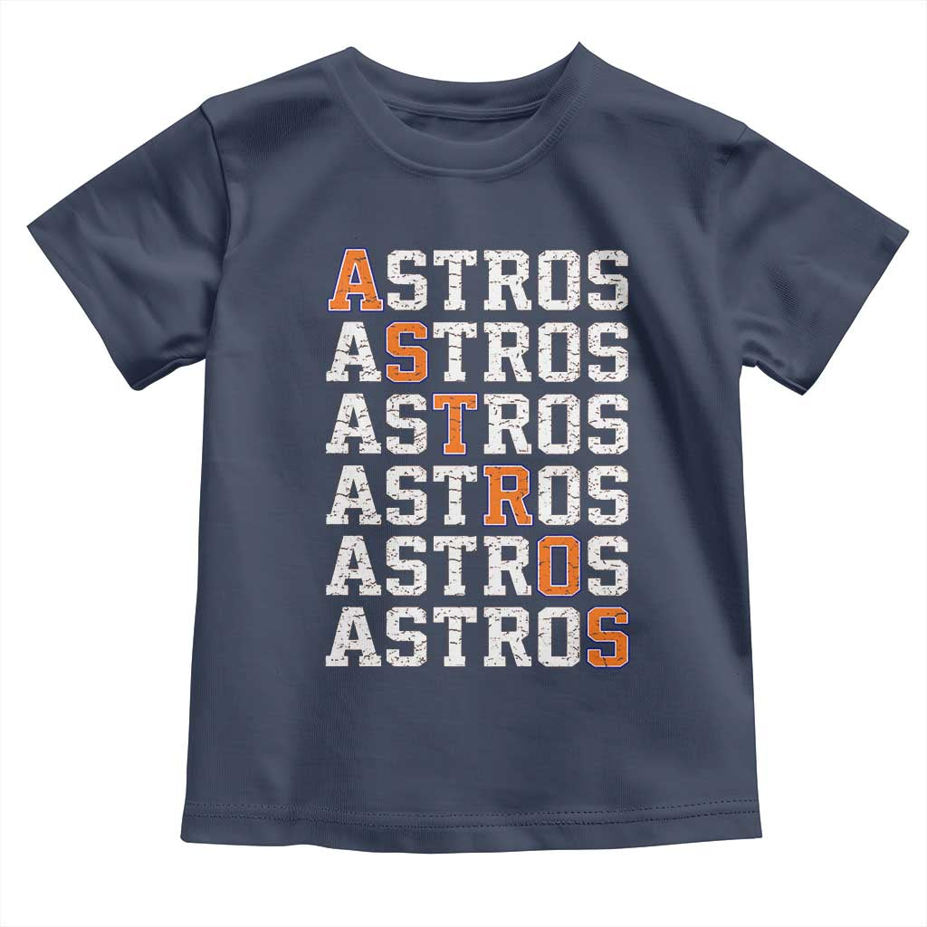 Vintage Astro Last Name Toddler T Shirt Retro Baseball Fans Sports Style