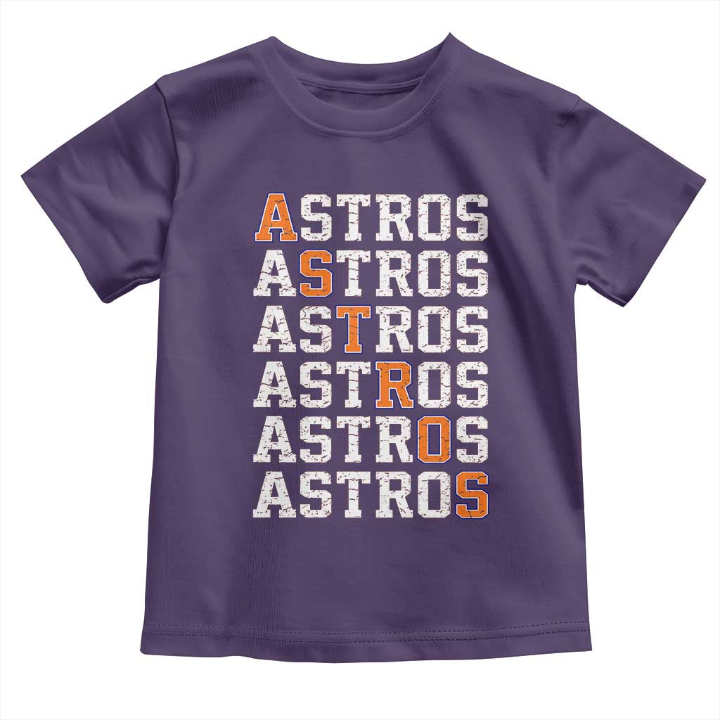 Vintage Astro Last Name Toddler T Shirt Retro Baseball Fans Sports Style