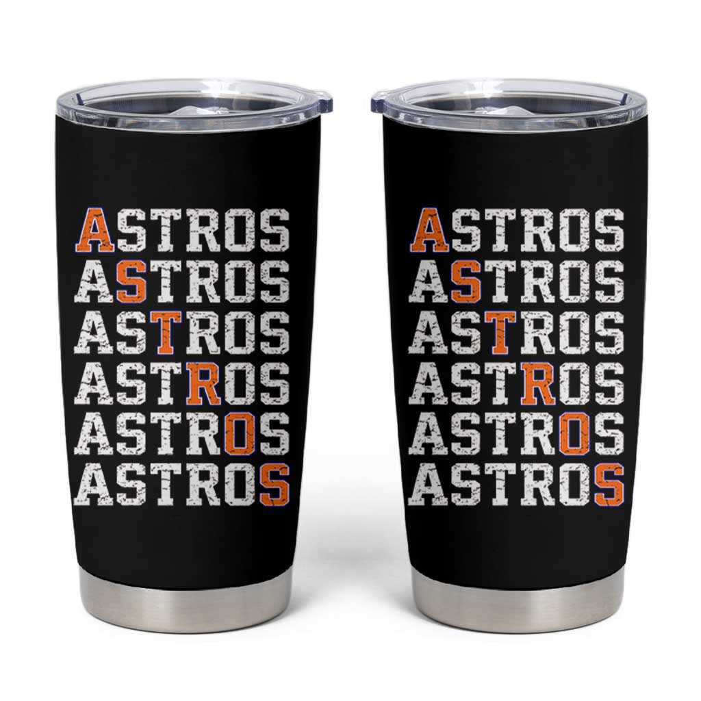 Vintage Astro Last Name Tumbler Cup Retro Baseball Fans Sports Style
