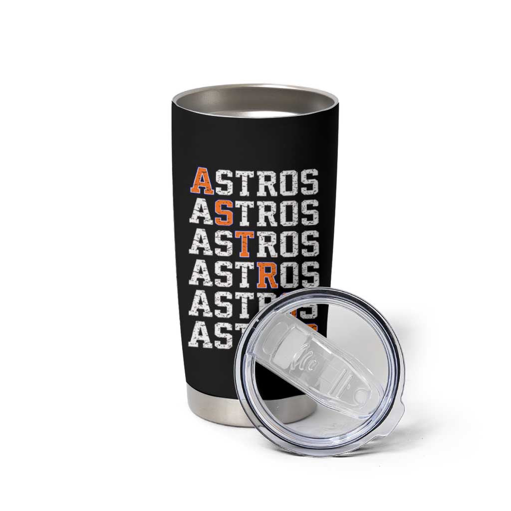 Vintage Astro Last Name Tumbler Cup Retro Baseball Fans Sports Style