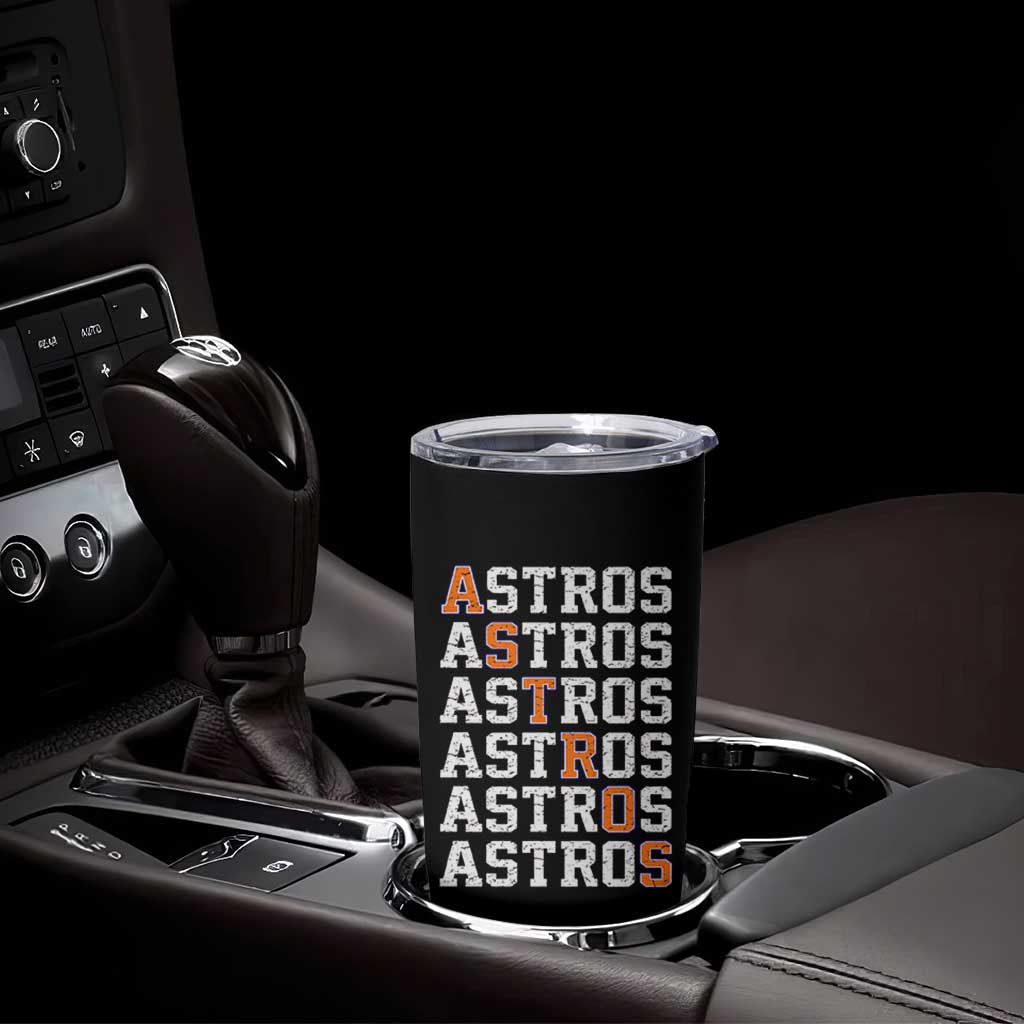 Vintage Astro Last Name Tumbler Cup Retro Baseball Fans Sports Style