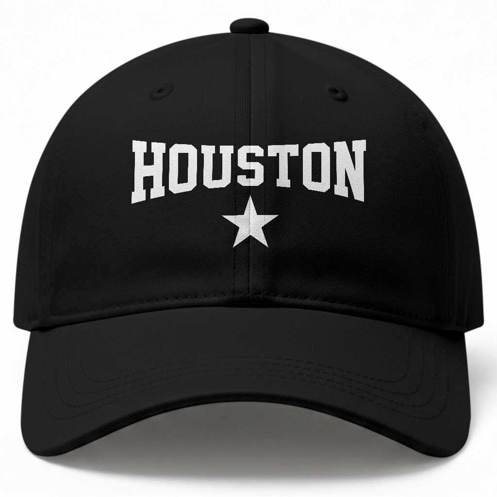 Vintage Houston Baseball Cap Retro Texas Throwback Athletic Sports Style 80s 90s