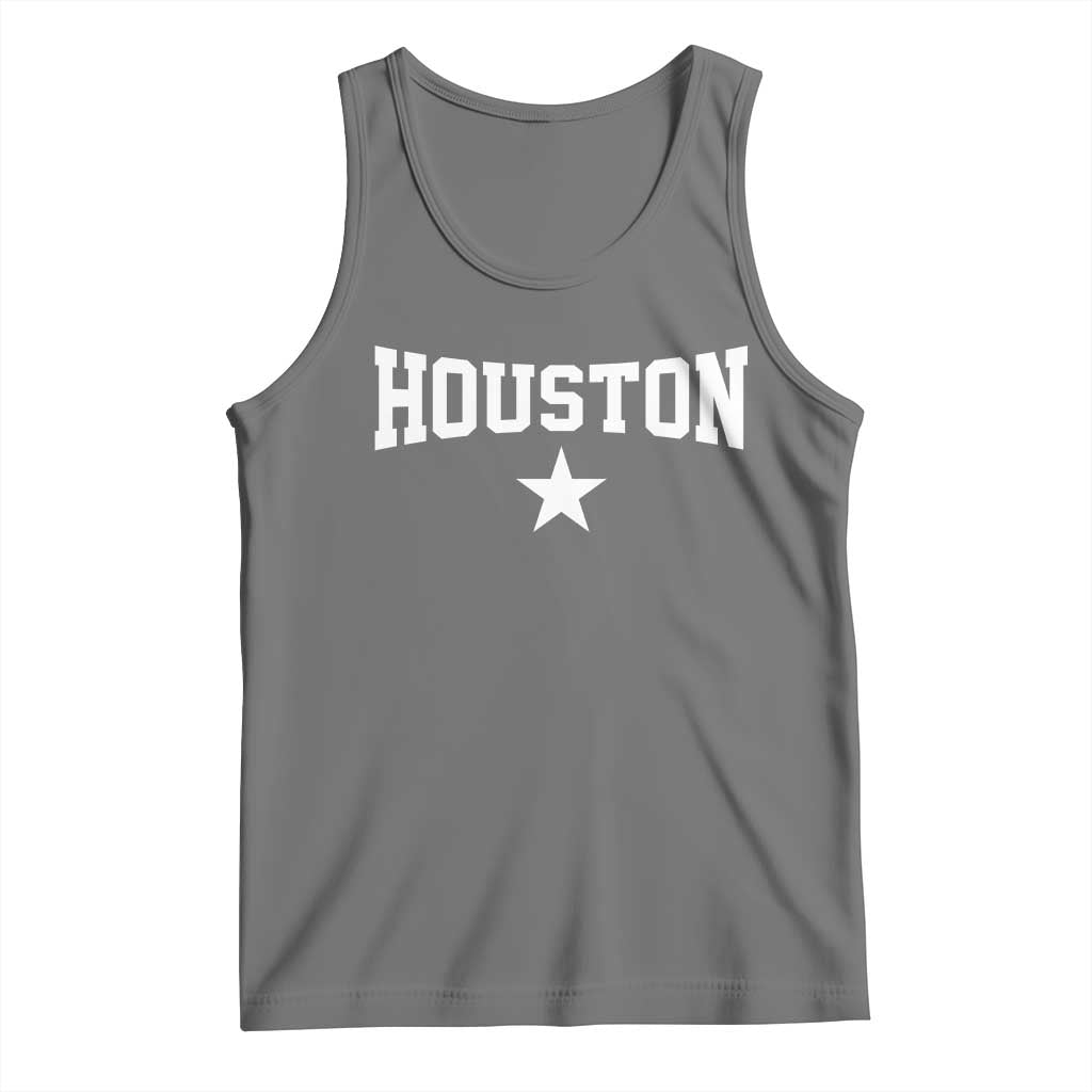 Vintage Houston Tank Top Retro Texas Throwback Athletic Sports Style 80s 90s