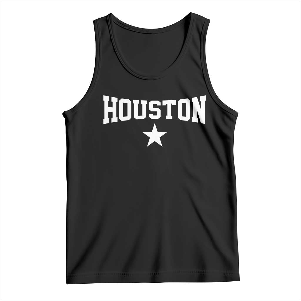 Vintage Houston Tank Top Retro Texas Throwback Athletic Sports Style 80s 90s