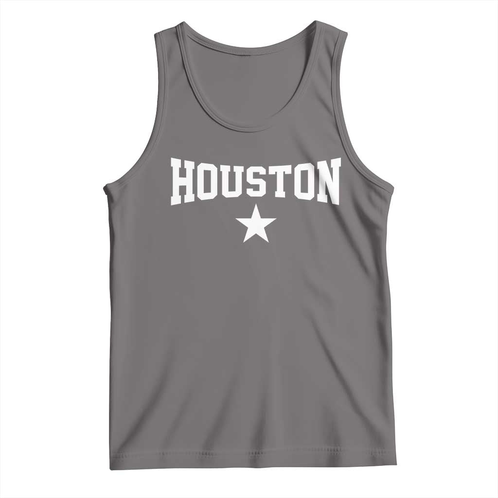 Vintage Houston Tank Top Retro Texas Throwback Athletic Sports Style 80s 90s