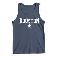 Vintage Houston Tank Top Retro Texas Throwback Athletic Sports Style 80s 90s