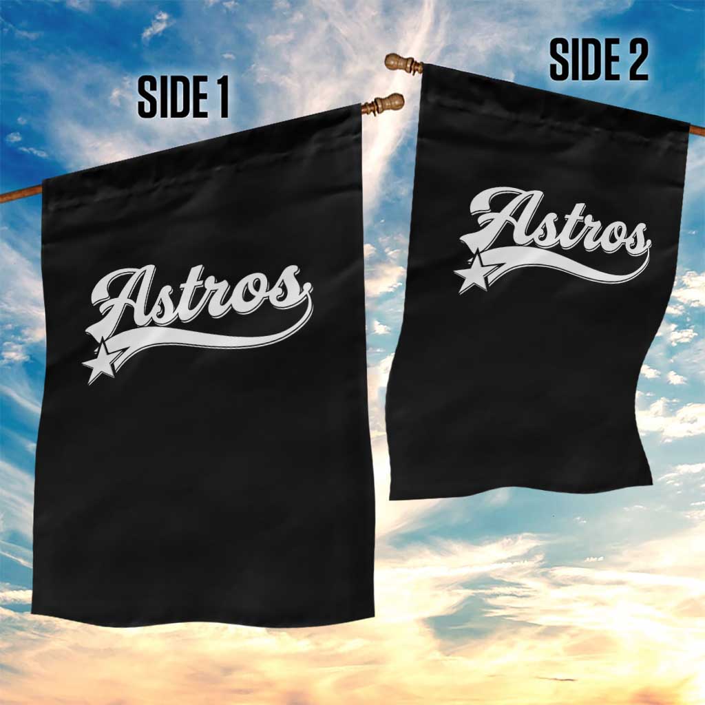 Vintage Astro Script Name Garden Flag Texas Vintage Sports Jersey Style 80s 90s