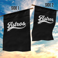 Vintage Astro Script Name Garden Flag Texas Vintage Sports Jersey Style 80s 90s