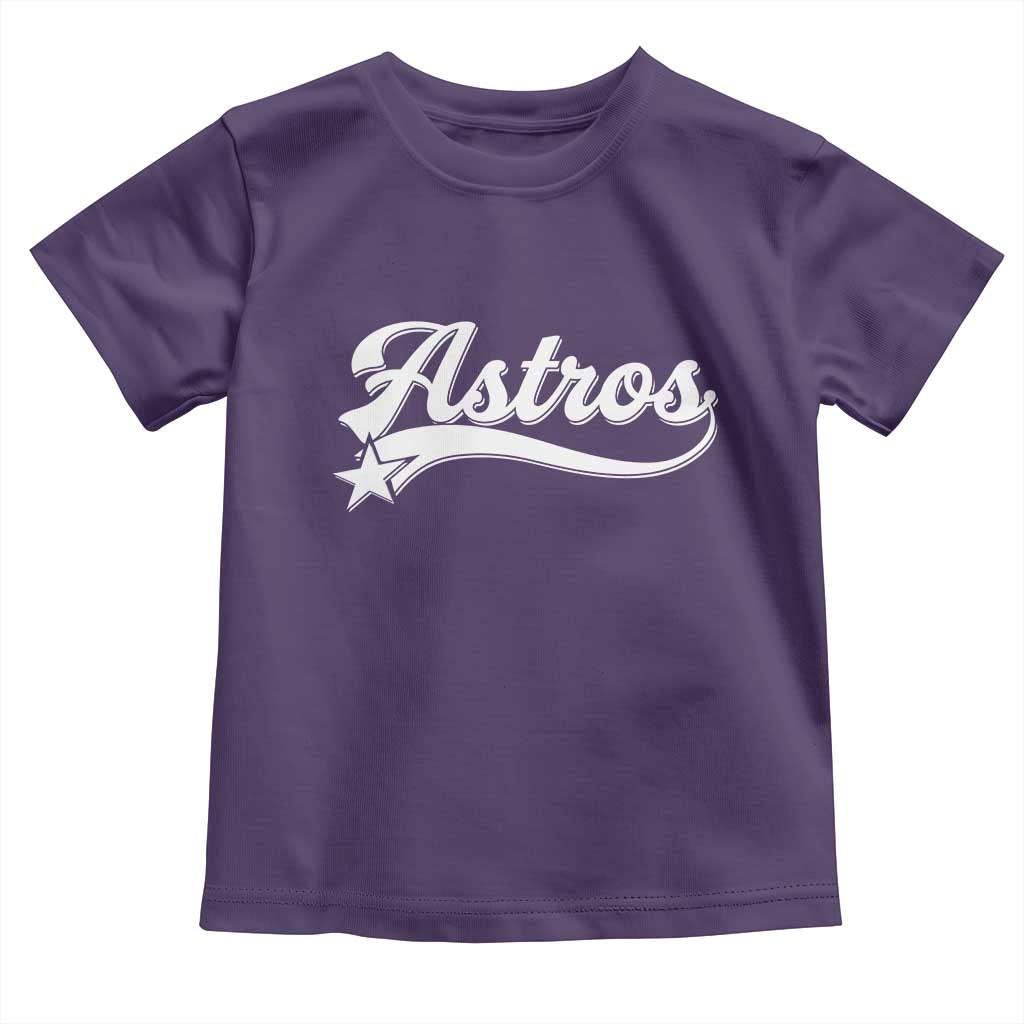 Vintage Astro Script Name Toddler T Shirt Texas Vintage Sports Jersey Style 80s 90s