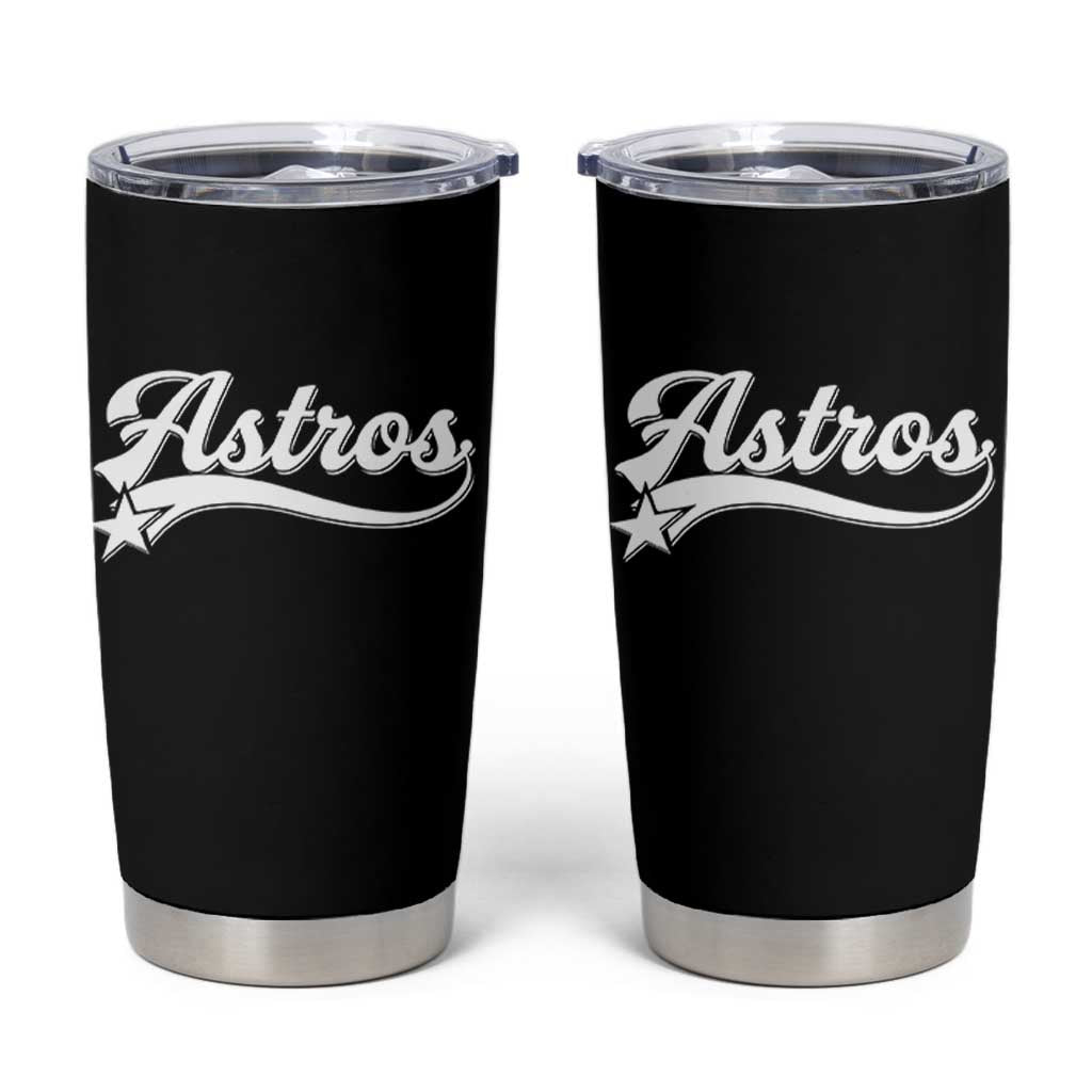Vintage Astro Script Name Tumbler Cup Texas Vintage Sports Jersey Style 80s 90s