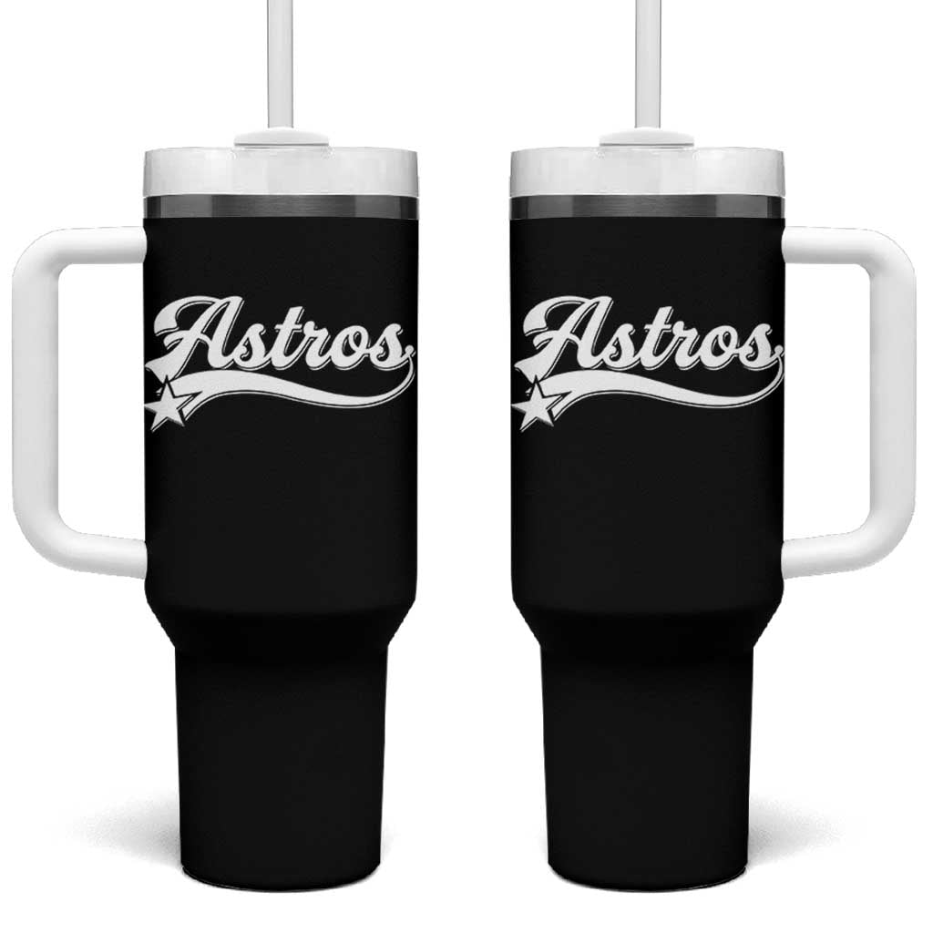 Vintage Astro Script Name Tumbler With Handle Texas Vintage Sports Jersey Style 80s 90s