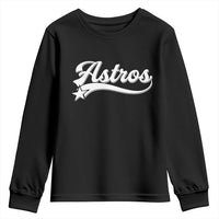 Vintage Astro Script Name Youth Sweatshirt Texas Vintage Sports Jersey Style 80s 90s