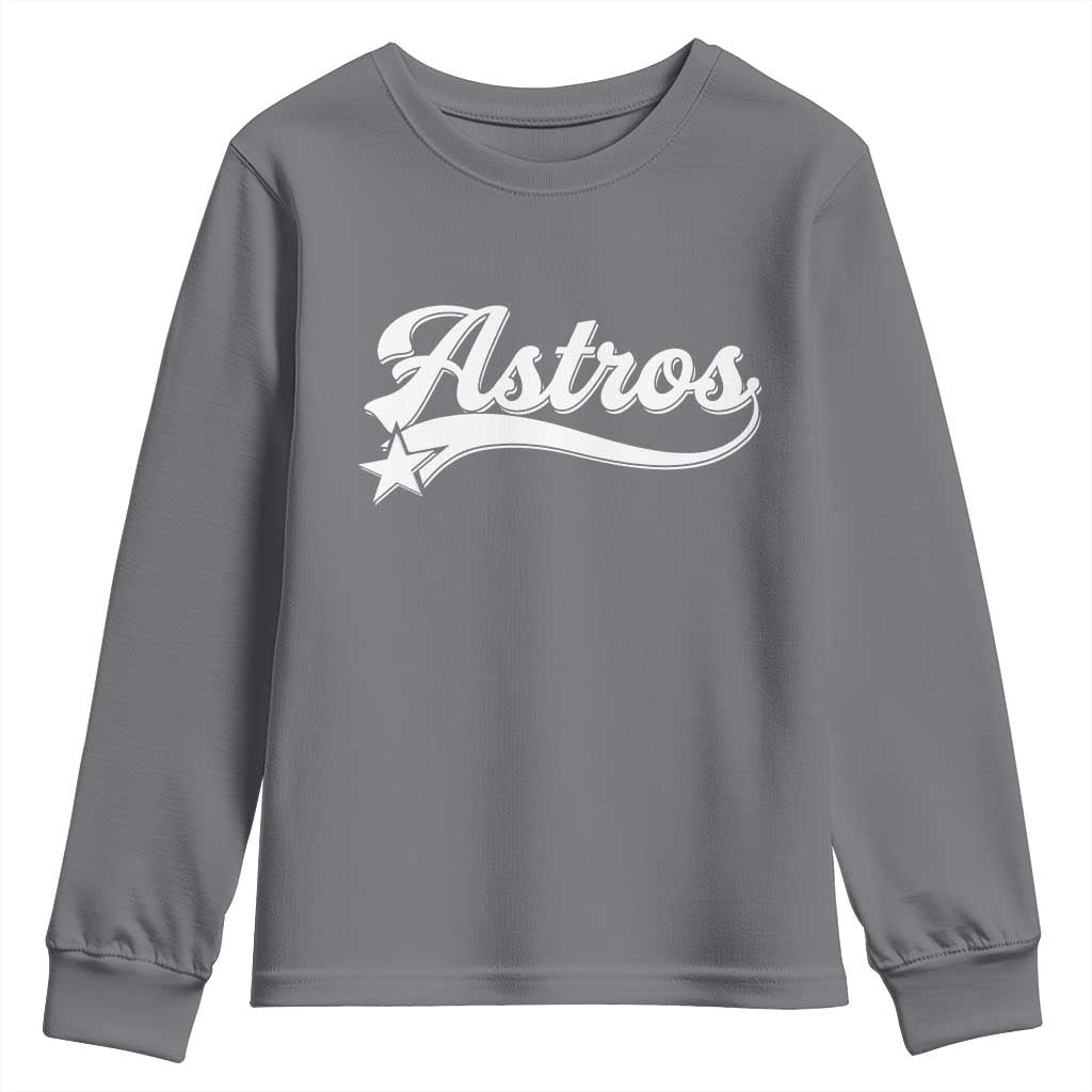 Vintage Astro Script Name Youth Sweatshirt Texas Vintage Sports Jersey Style 80s 90s